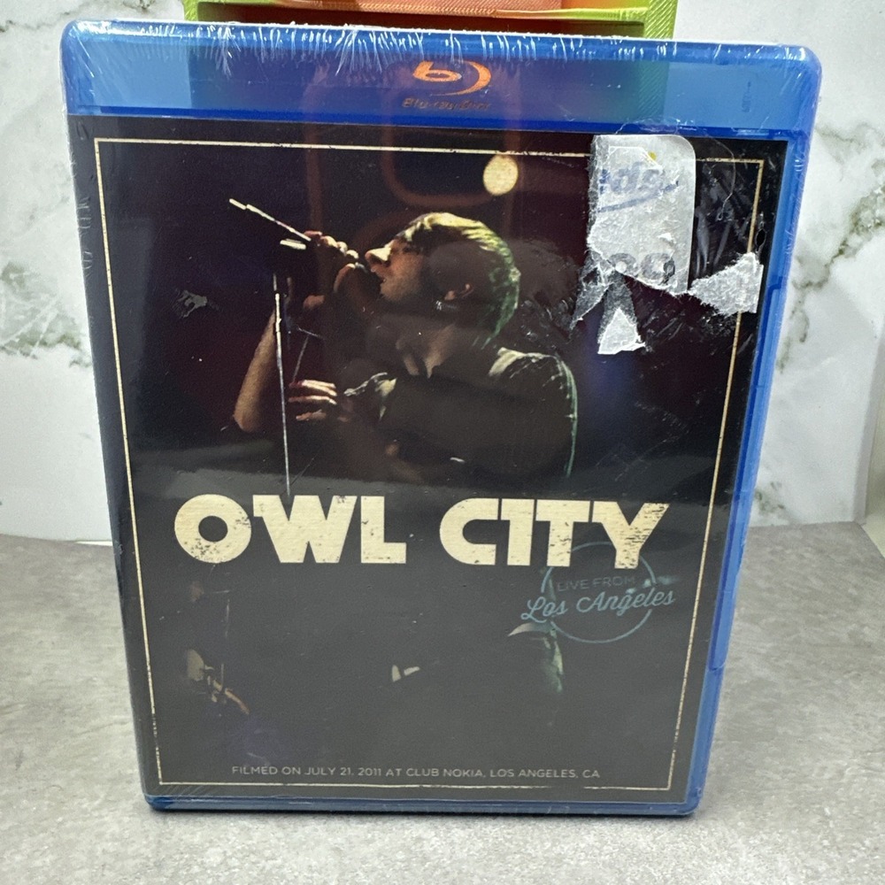 Owl City: Live from Los Angeles Blu-ray Concert Film Rock Music Video NEW